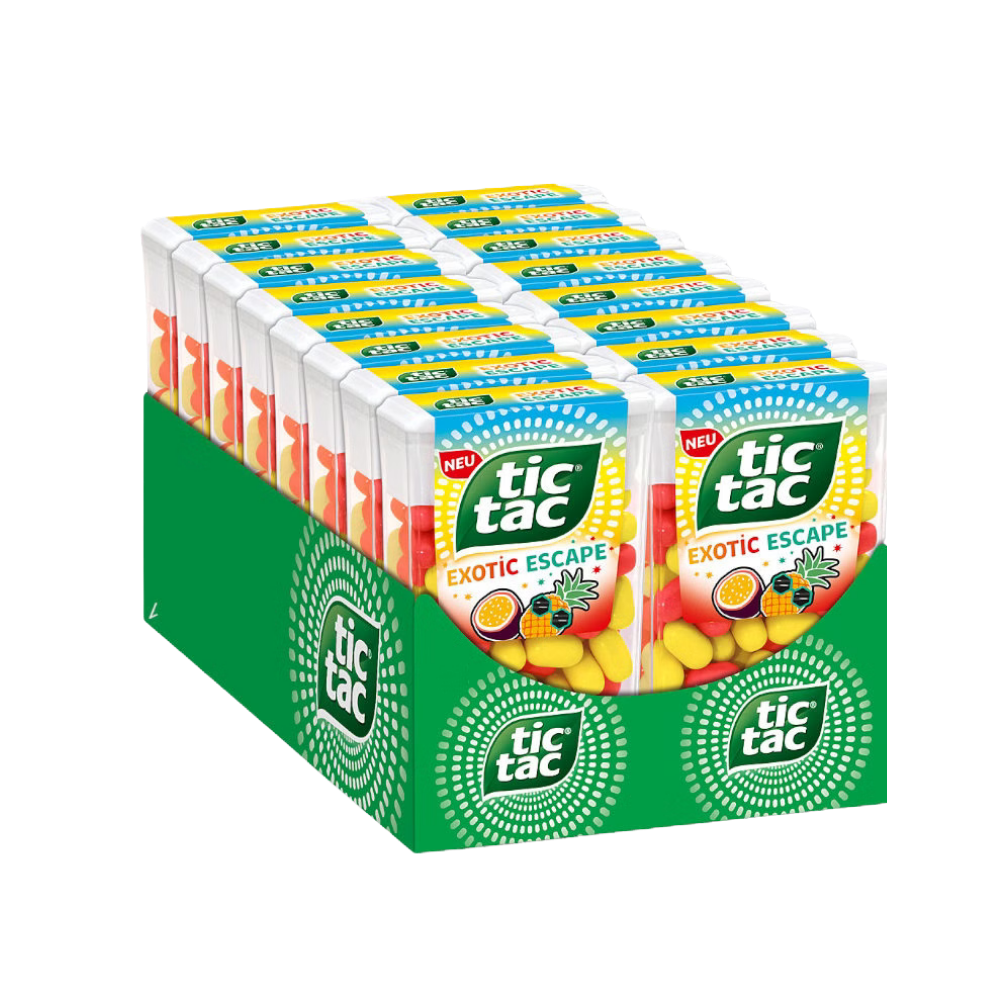 Ferrero - Tic-Tac Exotic Escape - (16x54g) - MHD: 03.07.2027