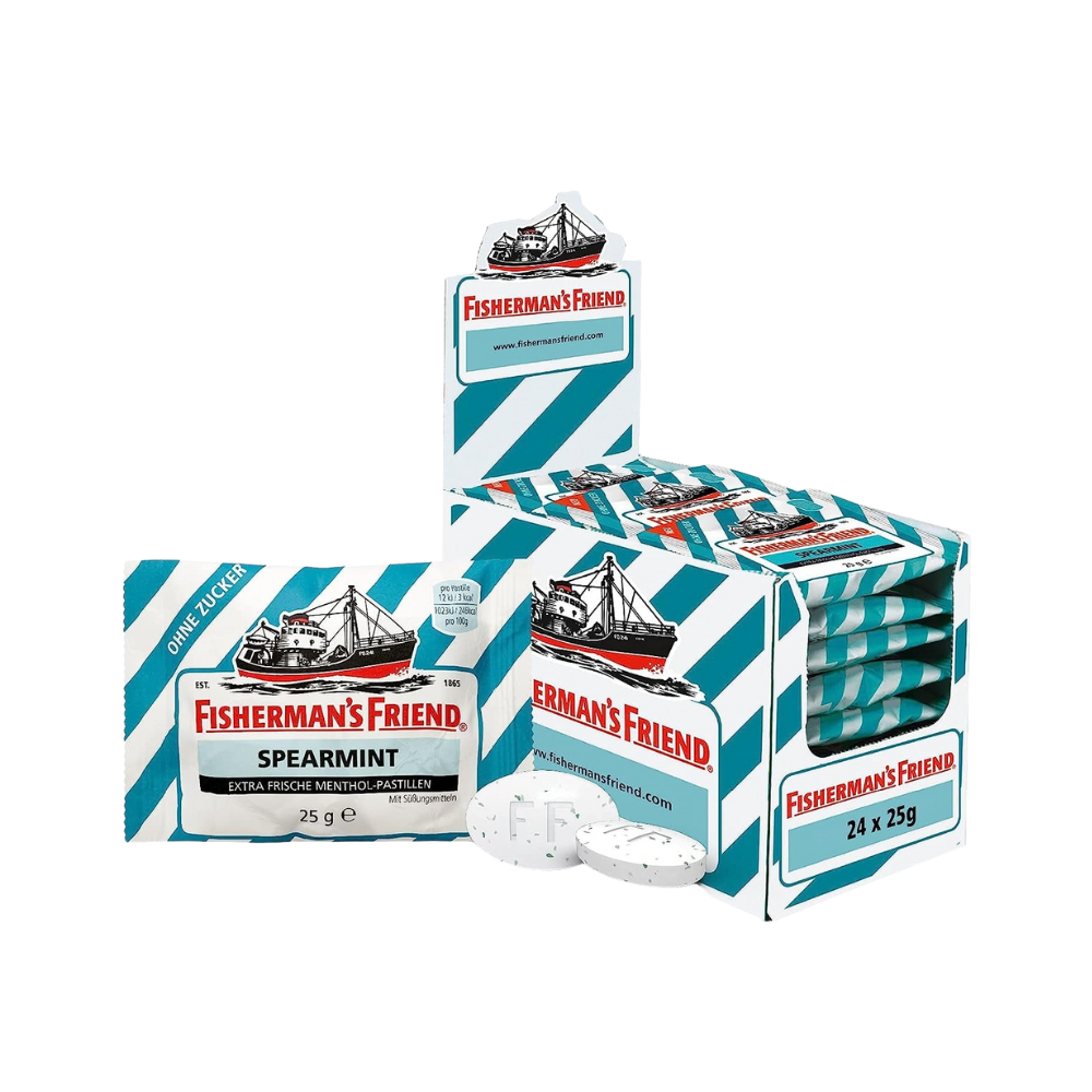 FISHERMAN’S FRIEND - Spearmint zuckerfrei - MHD: 12/27