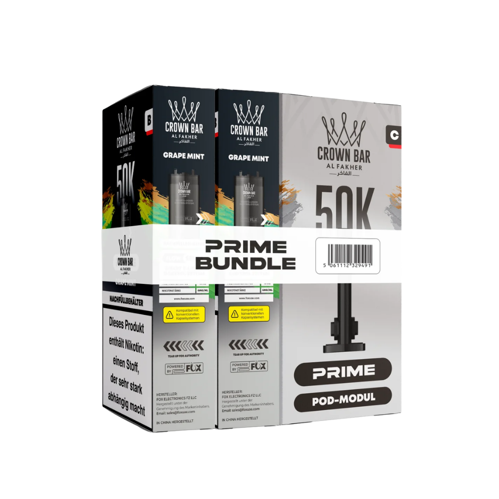AL FAKHER - 50K Hypermax Prime Pod - Grape Mint