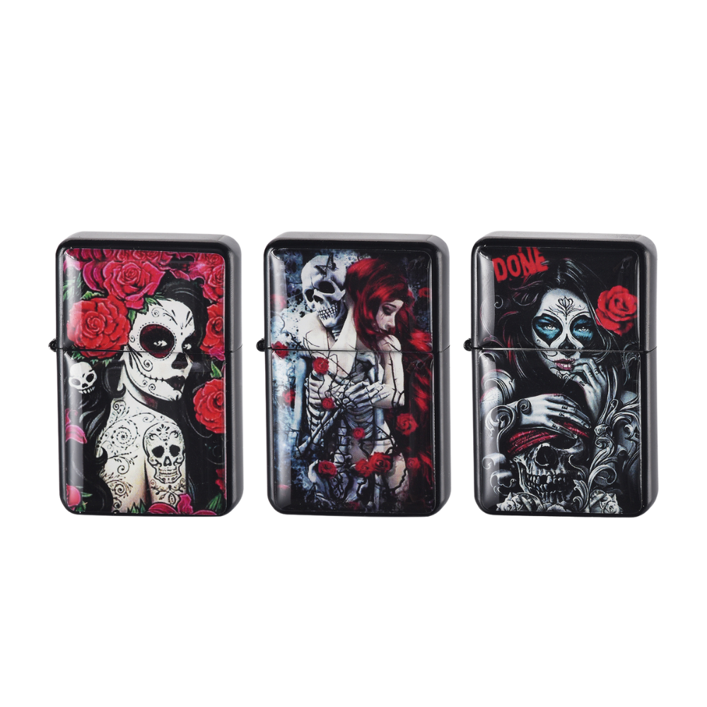 CHAMP BENZINFEUERZEUG - Girl and Skull