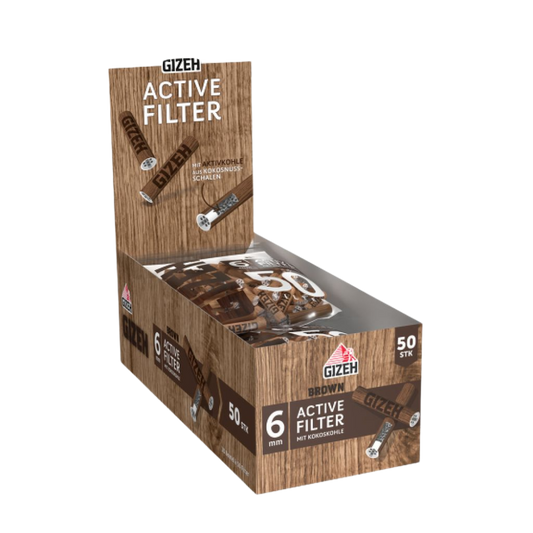 GIZEH BROWN - AKTIV FILTER (50er)