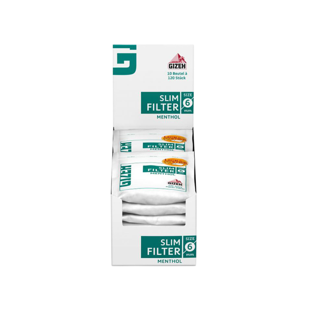 GIZEH - SLIM FILTER MENTHOL