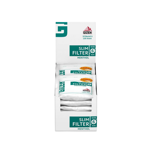 GIZEH - SLIM FILTER MENTHOL