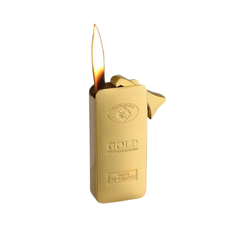 CHAMP - Jetflame Feuerzeug Goldbar