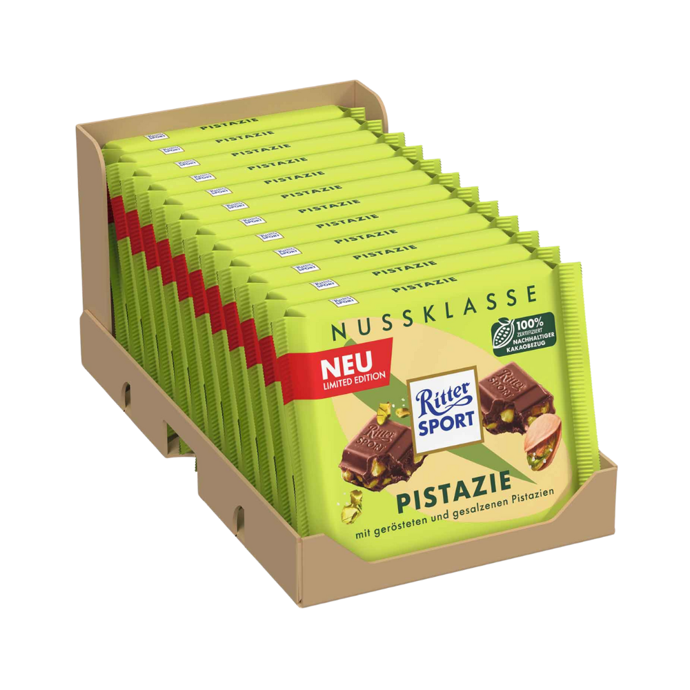 RITTER SPORT - Pistazie - MHD: 08.02.2026