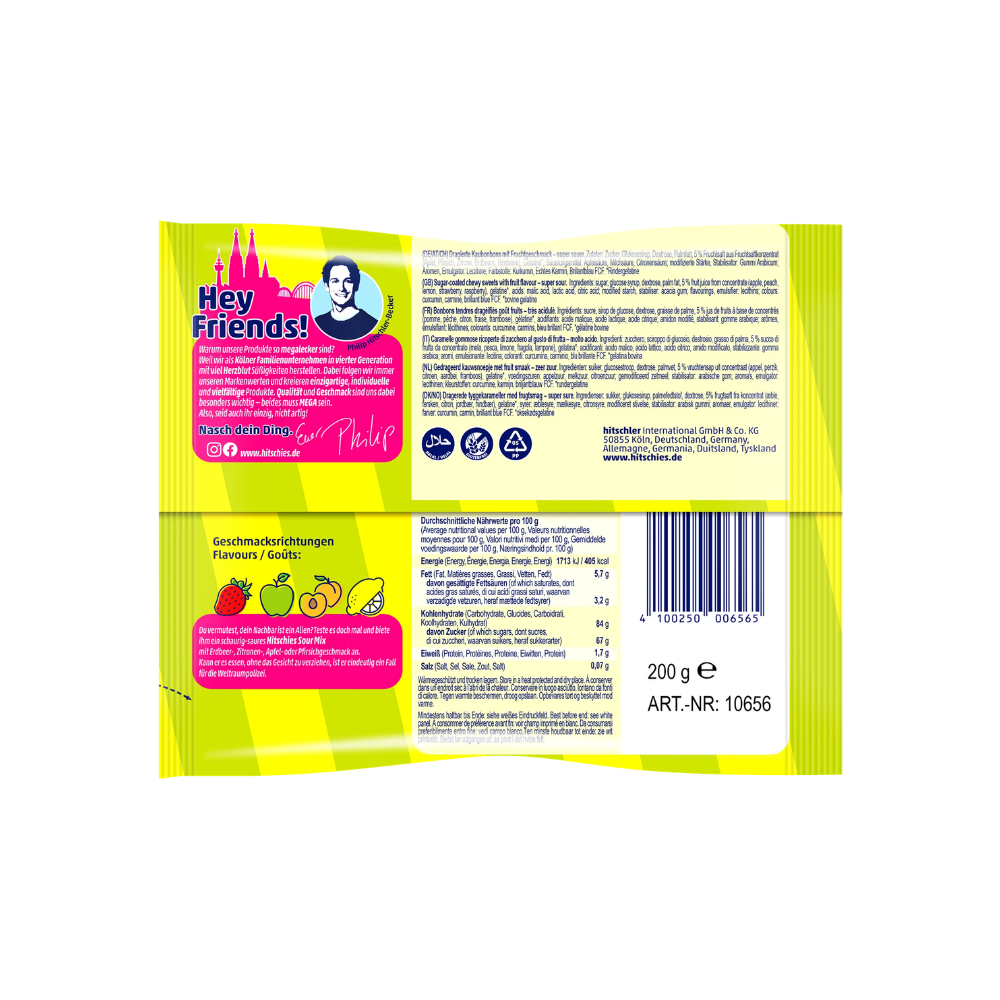 HITSCHIES - Sour Mix 5x200g - MHD: 02.2027