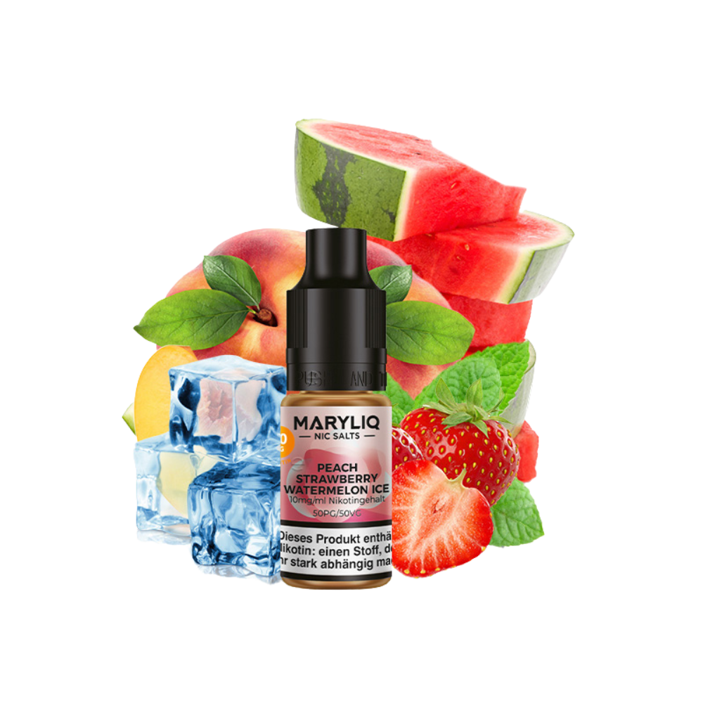 LOST MARY MARYLIQ - Peach Strawberry Watermelon Ice (10ml / 20mg)