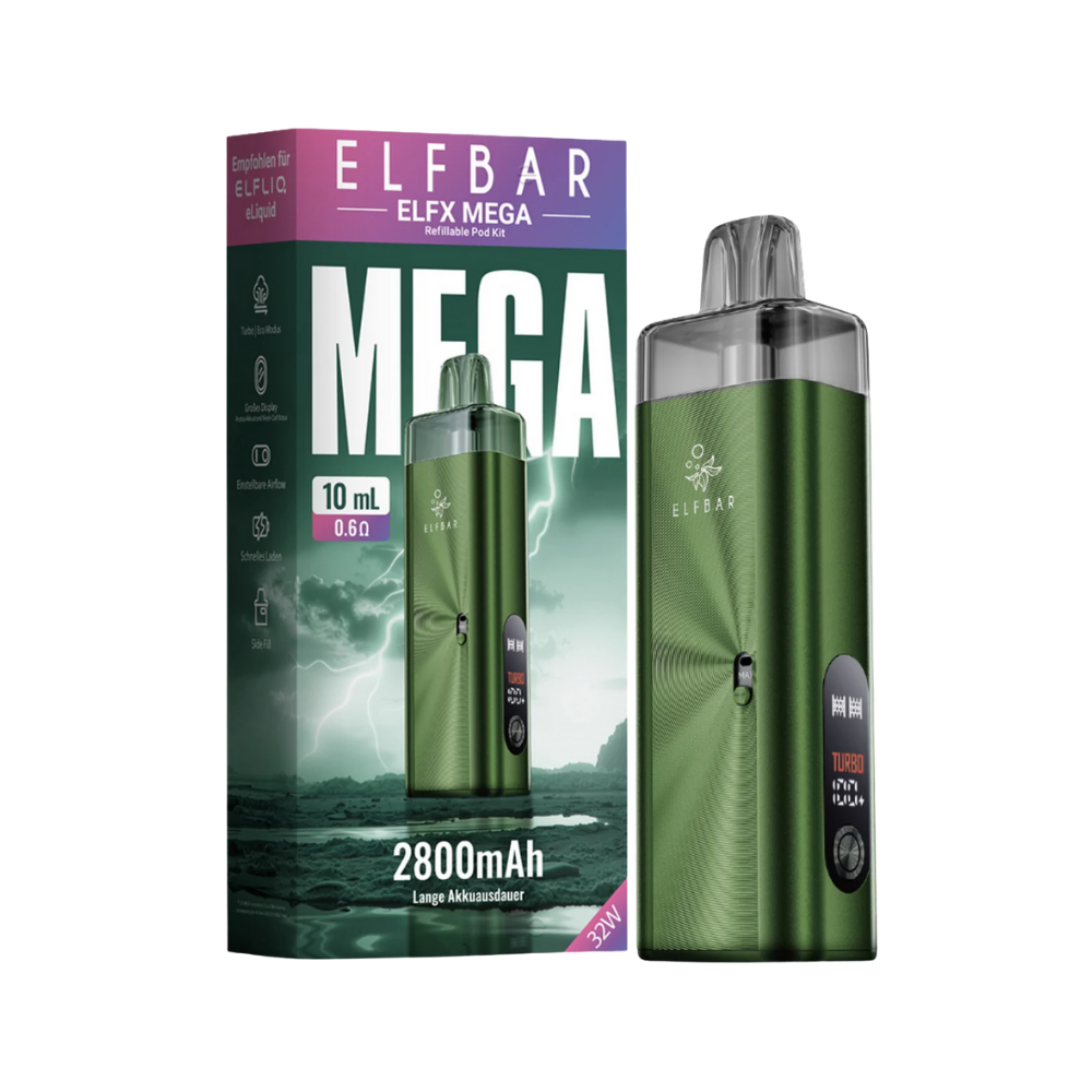 Elfbar - ELFX MEGA Pod Kit - Green