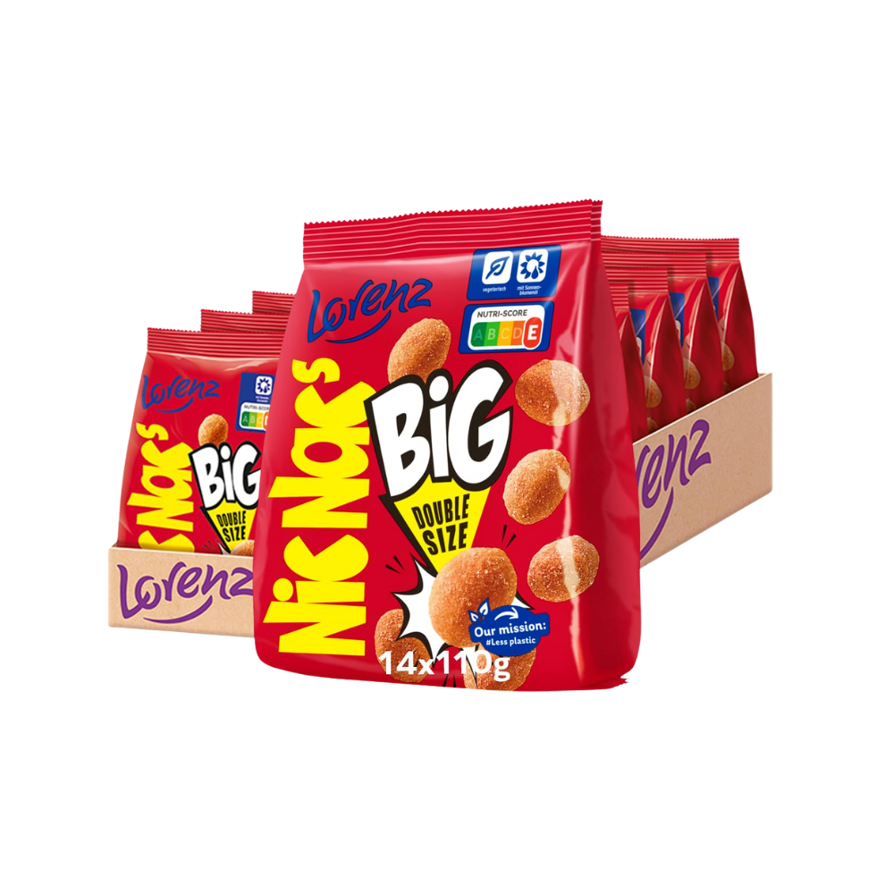LORENZ - Nic Nac BIG Double Size 110g (14 Stk.) - MHD: 17.10.25