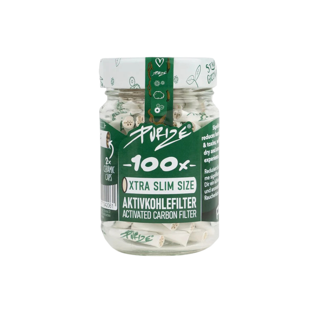 Purize Xtra Slim Filter (5,9mm) - Weiss (100er Glas)