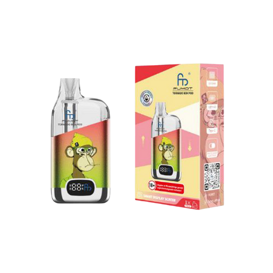 RANdM TORNADO Box Pod 12.000 Züge - Green Red