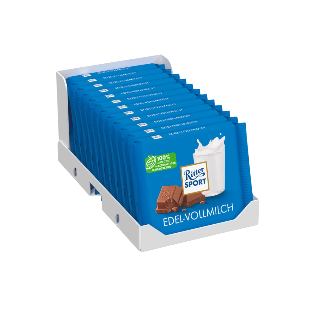 RITTER SPORT - Edel-Vollmilch MHD: 06.12.25