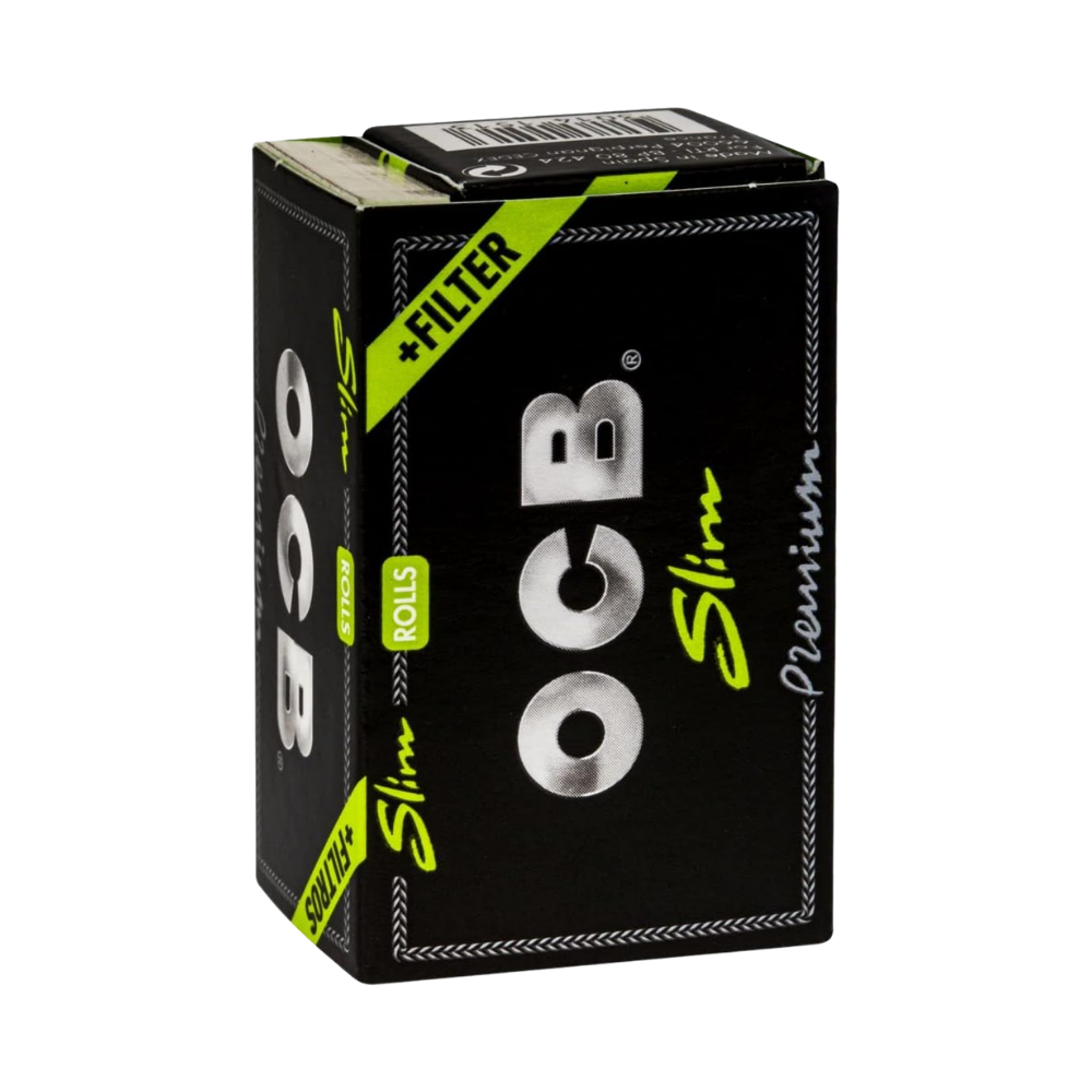 OCB SCHWARZ - Rolls Slim - 24x4mtr. + Tips
