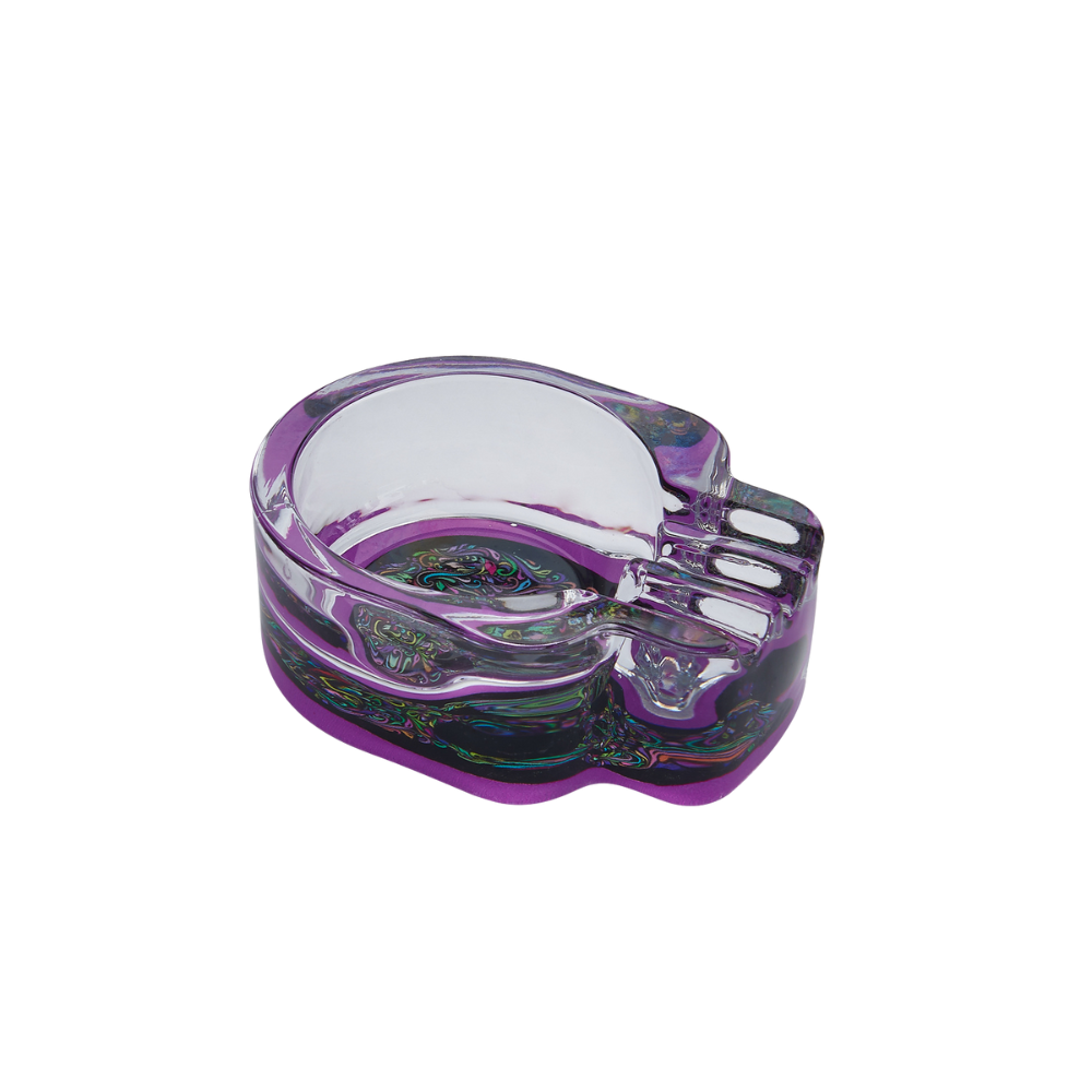CHAMP - Glasaschenbecher - Skull 4-farbig