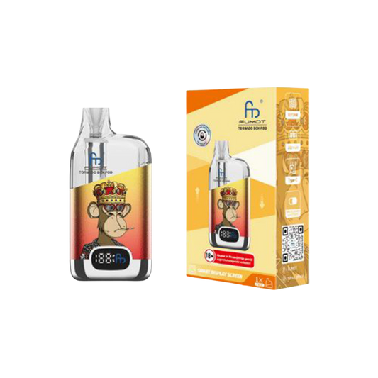 RANdM TORNADO Box Pod 12.000 Züge - Yellow Red