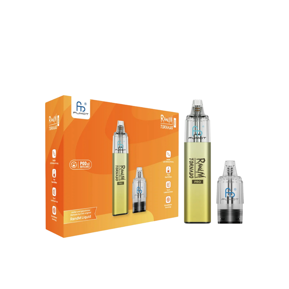 RANdM TORNADO PRO - Starterkit - Yellow