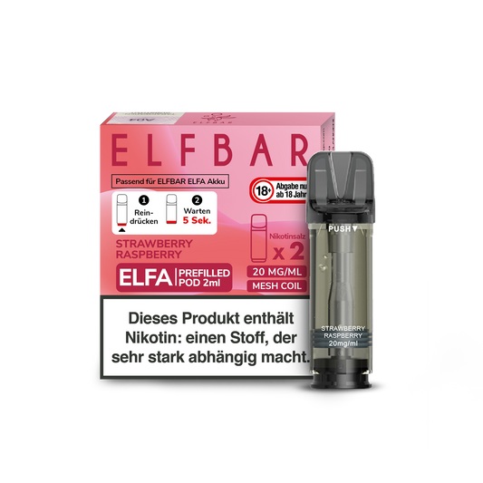 ELFA PODS - Strawberry Raspberry