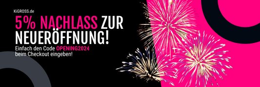 5% Nachlass zur Eröffnung!