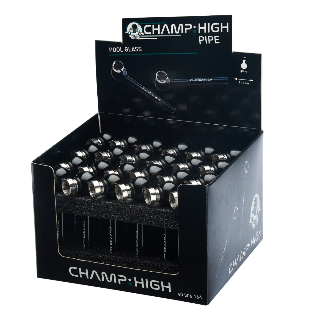CHAMP HIGH PIPE - klassische Glasspfeife