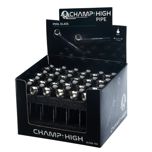 CHAMP HIGH PIPE - klassische Glasspfeife