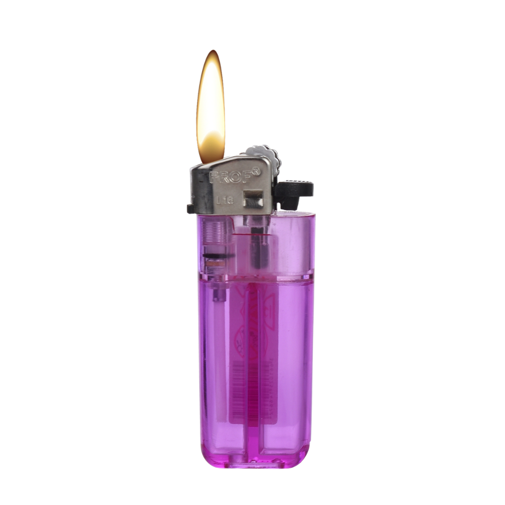 PROF - Flint Feuerzeug Mini Transparent