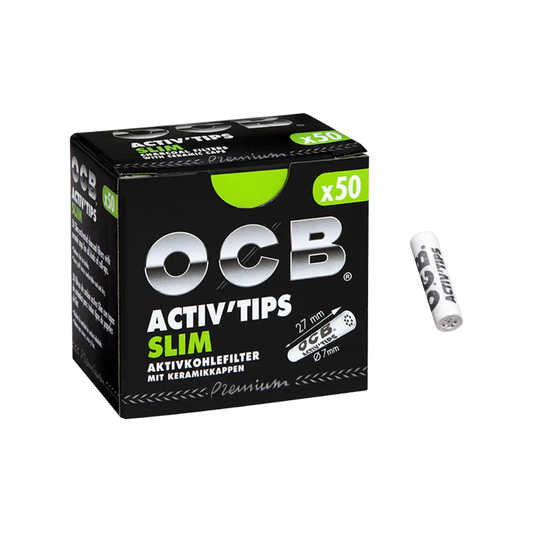 OCB Filter Slim Activ Tips Aktivkohle 7mm