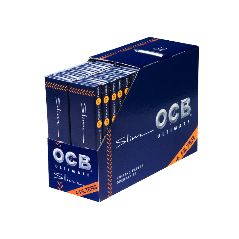 OCB ULTIMATE - Slim + Tips (32 Hefte, 32 Blatt+Tips)