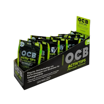 OCB PREMIUM - Active Tips 8mm Regular - 10x50