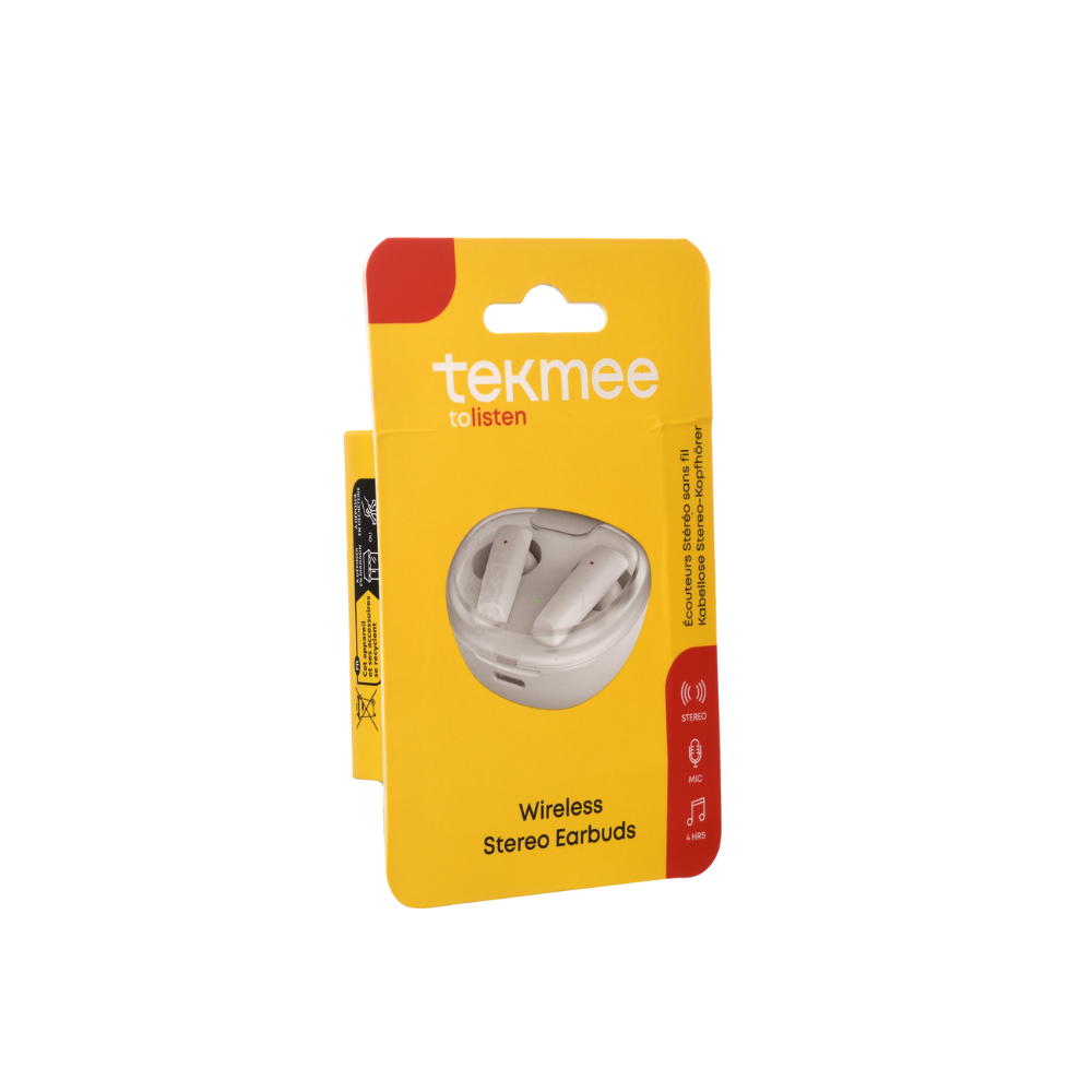 TEKMEE - Schnurlose Kopfhörer Stereo - mit Mikrofon