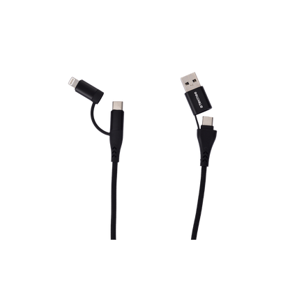 TEKMEE - All-in-one Schnelladekabel - 10x1 mtr.
