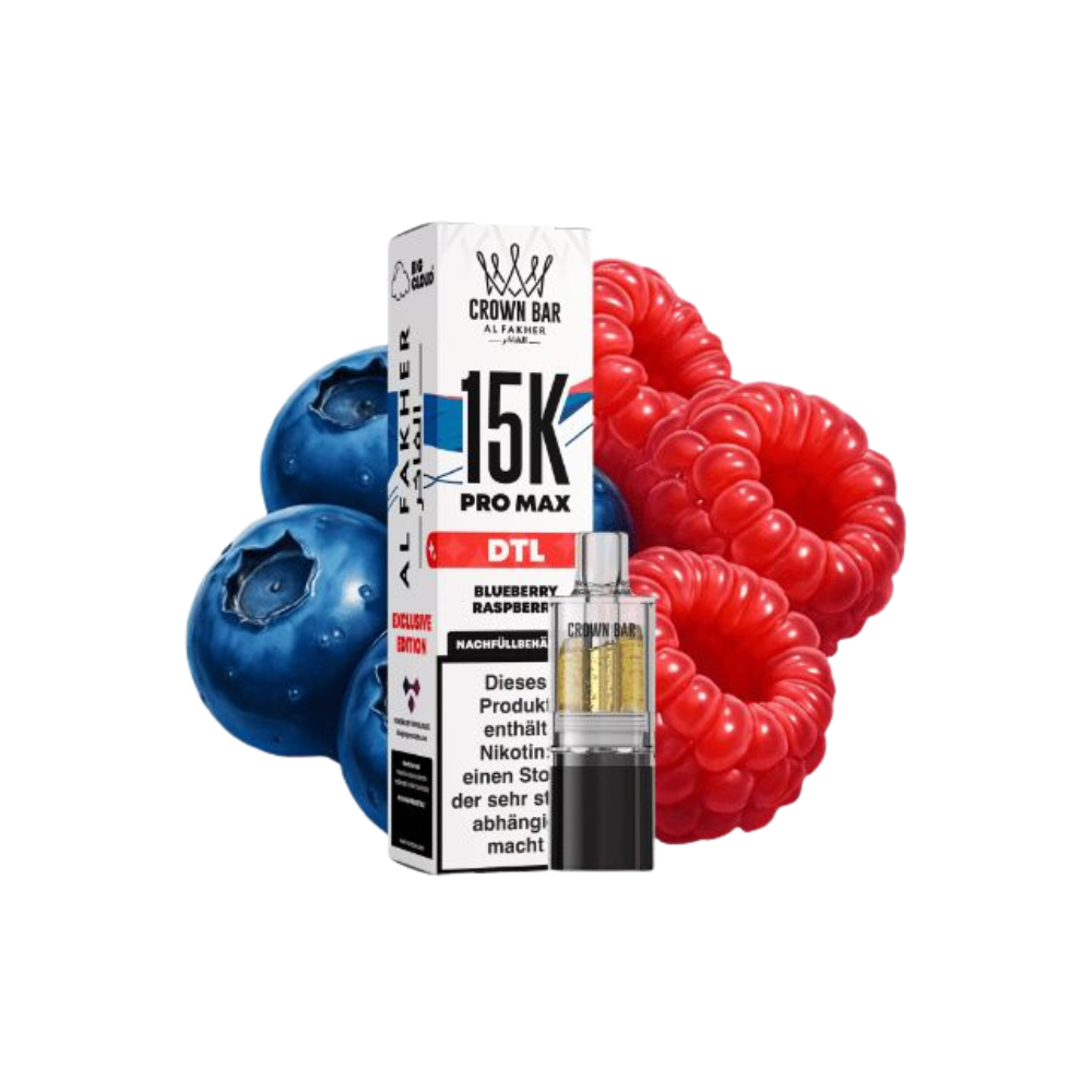 AL FAKHER - 15K Pro Max Pod - Blueberry Raspberry