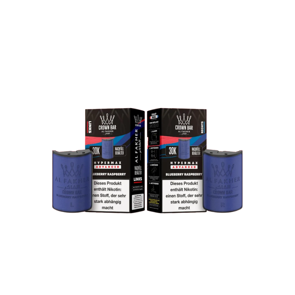 AL FAKHER - 30K Hypermax Blueberry Raspberry Pods
