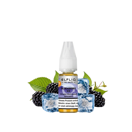 ELFBAR ELFLIQ - Blackberry Ice - (10ml / 10mg)