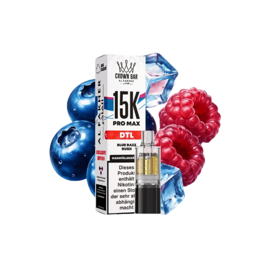 AL FAKHER - 15K Pro Max Pod - Blue Razz Rush