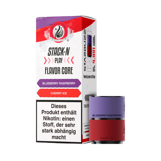 Starbuzz Stack-N-Play Pods - Blueberry Raspberry + Cherry Ice