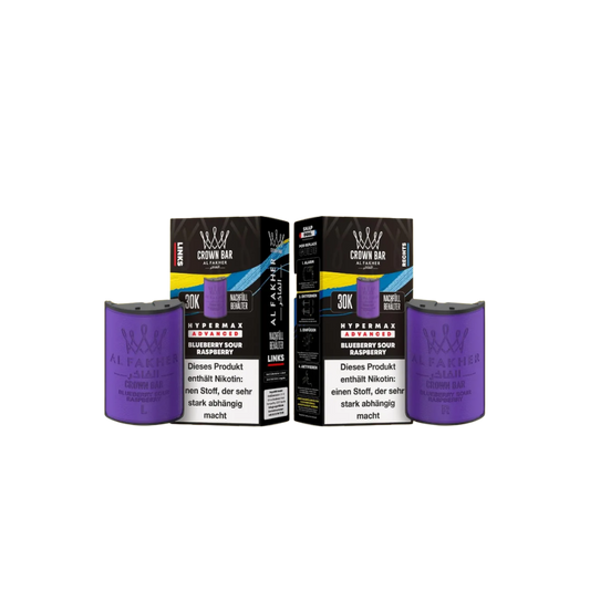 AL FAKHER - 30K Hypermax Blueberry Sour Raspberry Pods