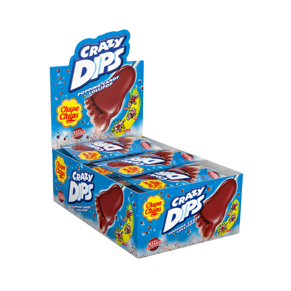 CHUPA CHUPS - Crazy Dips Cola 24x14g - MHD: 04.2027