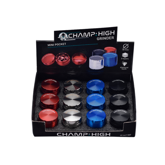 CHAMP HIGH GRINDER 30mm 3-teilig - Mini Pocket