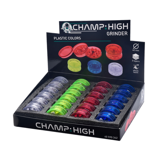 CHAMP HIGH GRINDER 42mm 3 -teilig - Plastic Colors
