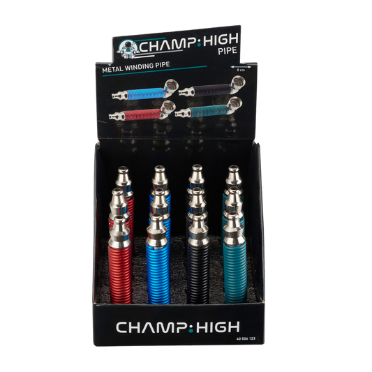 CHAMP HIGH  - Handpfeife Gewunden - mit Metalschraube