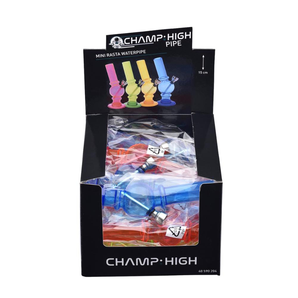 CHAMP HIGH PIPE - Mini Rasta Waterpipe