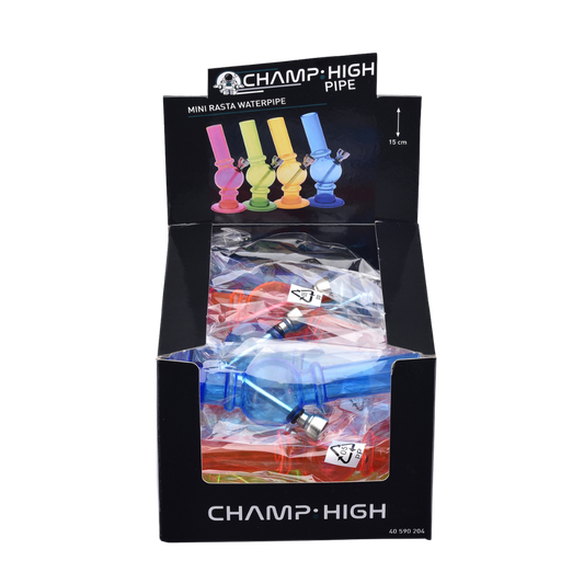 CHAMP HIGH PIPE - Mini Rasta Waterpipe