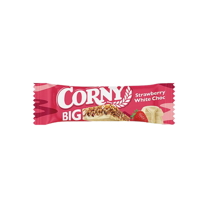 CORNY - Big Strawberry White Choc 24x40g - MHD: 01.03.2027