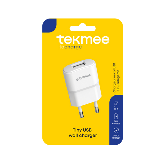TEKMEE - USB Ladegerät -  weiß