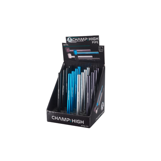 CHAMP HIGH PIPE - klassische Metalpfeife - mit Metallschraube