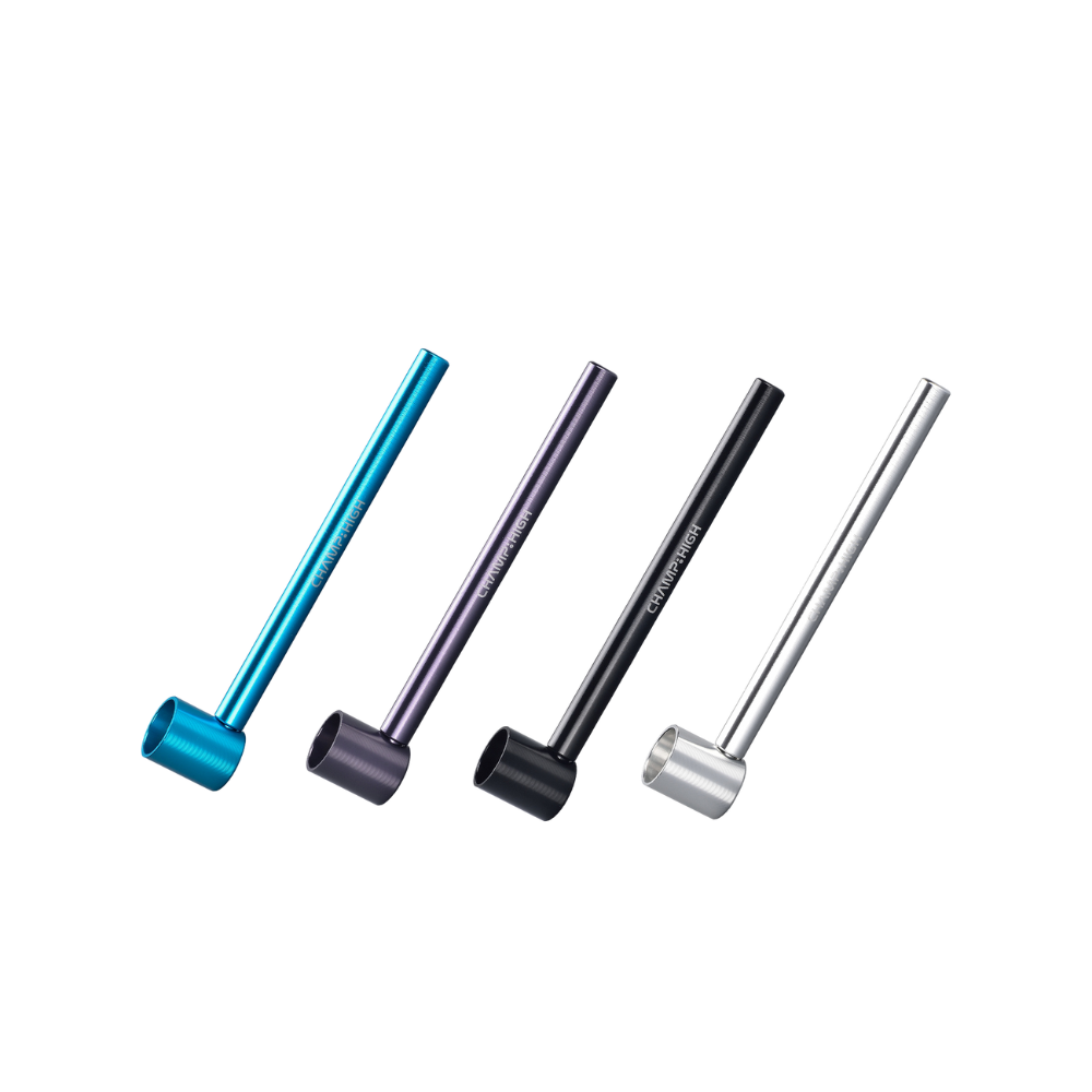 CHAMP HIGH PIPE - klassische Metalpfeife - mit Metallschraube