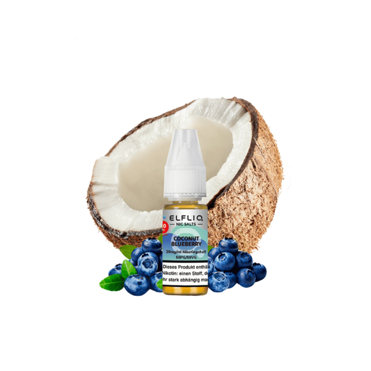 ELFBAR ELFLIQ - Coconut Blueberry - (10ml / 20mg)