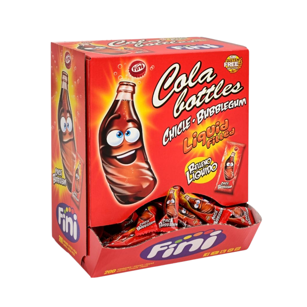 FINI - Cola Bottles - Bubble Gum - Liquid Filled