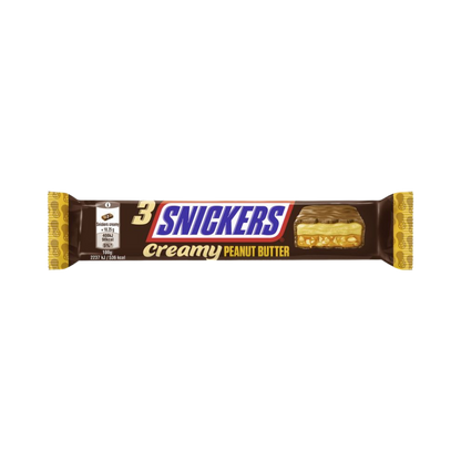 SNICKERS - Creamy Peanut Riegel 3er 32x54,75g - MHD: 30.08.2026