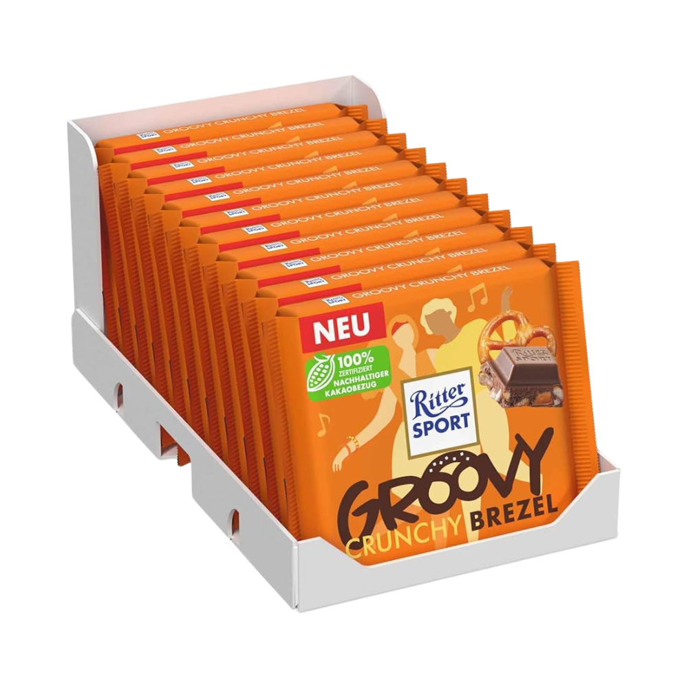 RITTER SPORT - Crunchy Brezel - MHD: 12.10.2025